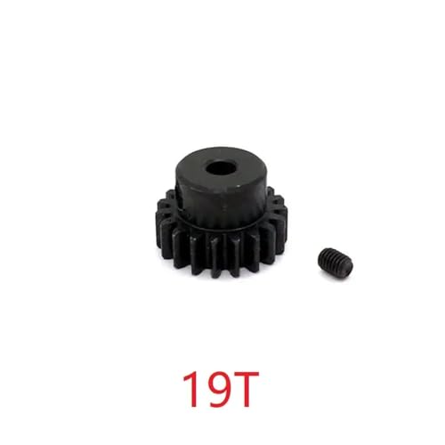 HAUTFENM 144001 144002 144010 124007 124016 124017 124018 124019 A959-B 19T 27T Motor Zahnrad-Einsatzteile mit RC-Auto kompatibel(19T) von HAUTFENM