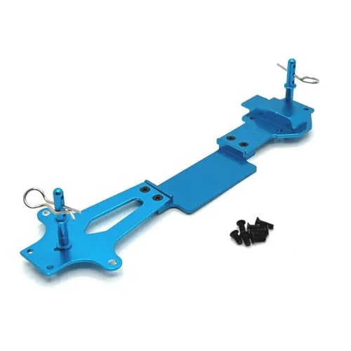 HAUTFENM 144001 144002 144010 144016 144018 Riaario Metal Second Stock Board Platte mit Body Mount Post -Upgrade -Teilen, die mit 1 14 -Skala -RC -Autos kompatibel sind(Blue) von HAUTFENM