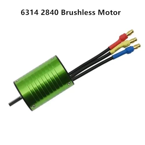 HAUTFENM 16101 Pro 16102 Pro 16103 Pro RC -Auto -Upgrade -Teile DIY kompatibel mit 1 10 -Skala -RC -Modellen bürstloser Motor -Metall -Metal -Getriebe -Wellenbaugruppe(Brushless Motor) von HAUTFENM