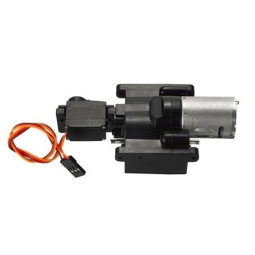 HAUTFENM 2 Geschwindigkeit 370 Motorgetriebe mit Stahlgetriebe Welle kompatibel mit C14 C24 B14 B36 Mn90 MN99S RC -Auto -Modelle Ersatzteile Teile(Plastic Gear) von HAUTFENM