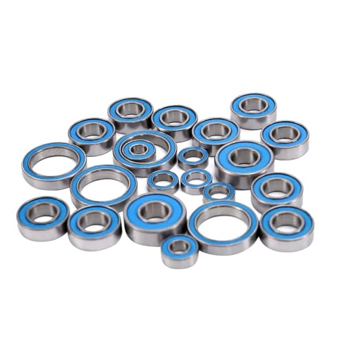 HAUTFENM 22pcs versiegeltes Lagerkit kompatibel mit 1/8 1/7 RC -Autos wie Ausgestoßener Talion Notorious Mojave 6S -Modelle Upgrade Ersatzteile Upgrade Teile(Blue) von HAUTFENM
