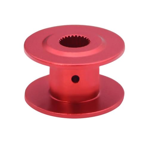 HAUTFENM 25T Aluminiumlenker Lenkausrüstung Servo Winch Spulenradkompatibel mit 1 10 -Skala -RC -Crawler VS4 10 Chassis und ähnliche Modelle Rettung Zubehör Toolteile retten(20x12mm Red) von HAUTFENM