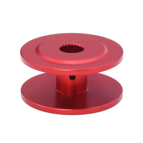 HAUTFENM 25T Aluminiumlenker Lenkausrüstung Servo Winch Spulenradkompatibel mit 1 10 -Skala -RC -Crawler VS4 10 Chassis und ähnliche Modelle Rettung Zubehör Toolteile retten(25x12mm Red) von HAUTFENM