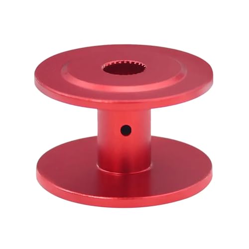 HAUTFENM 25T Aluminiumlenker Lenkausrüstung Servo Winch Spulenradkompatibel mit 1 10 -Skala -RC -Crawler VS4 10 Chassis und ähnliche Modelle Rettung Zubehör Toolteile retten(25x16mm Red) von HAUTFENM
