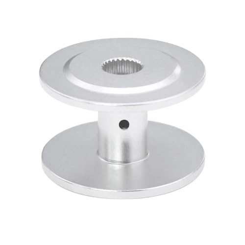 HAUTFENM 25T Aluminiumlenker Lenkausrüstung Servo Winch Spulenradkompatibel mit 1 10 -Skala -RC -Crawler VS4 10 Chassis und ähnliche Modelle Rettung Zubehör Toolteile retten(25x16mm Silver) von HAUTFENM