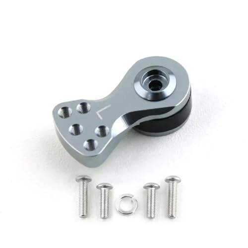 HAUTFENM 25t einstellbare Servo -Sparer Arm Horn kompatibel mit 1 10 -Skala -RC -Autos Hubschrauber Modellboot -Upgrade -Teile(L Titanium) von HAUTFENM