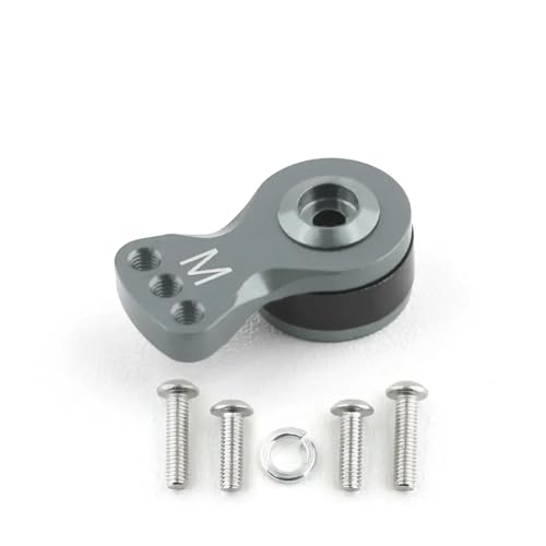 HAUTFENM 25t einstellbare Servo -Sparer Arm Horn kompatibel mit 1 10 -Skala -RC -Autos Hubschrauber Modellboot -Upgrade -Teile(M Titanium) von HAUTFENM