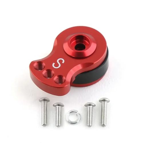 HAUTFENM 25t einstellbare Servo -Sparer Arm Horn kompatibel mit 1 10 -Skala -RC -Autos Hubschrauber Modellboot -Upgrade -Teile(S Red) von HAUTFENM