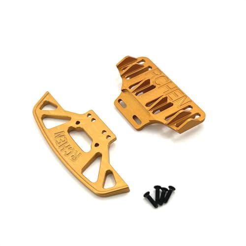 HAUTFENM 284010 284131 K989 K979 K969 P929 P939 Kompatible Metall Stoßstange vorne und hinten für 1 28 -Skala -RC -Cars -Upgrade -Teilezubehör eingestellt(Yellow) von HAUTFENM