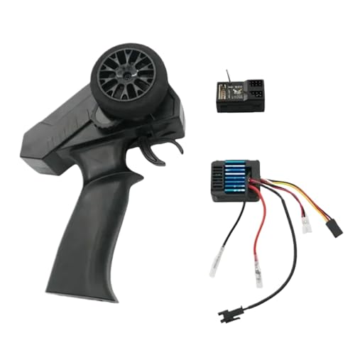 HAUTFENM 2Ch 2,4G -Sender und Empfänger mit 50A -ESC -Set für MN111 MN99S MN78 MN86 MN128 C14 C24 C54 B14 B16 B36 RC -Autoteile(1 Set) von HAUTFENM