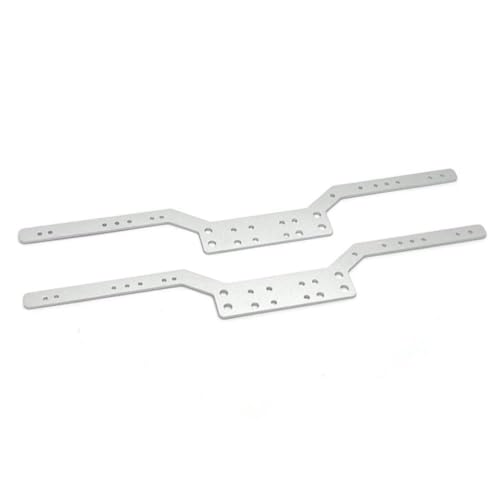 HAUTFENM 2pcs MN99S MN98 Metall -Chassis -Strahl -Halte -Rahmen -Upgrade -Teile für 1 12 -Skala -RC -Auto -Chassis, die mit verschiedenen Modellen kompatibel ist(Silver) von HAUTFENM