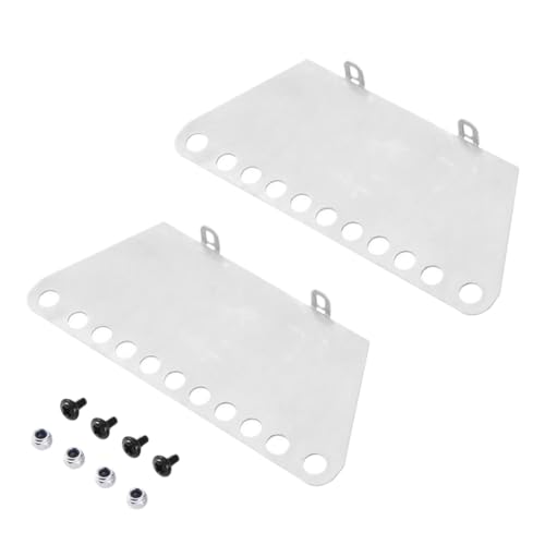HAUTFENM 2pcs Metall Side Pedal Rock Sliders D91 D96 MN98 MN99S kompatibel mit 1 12 -Skala -RC -Autos Upgrade -Teilezubehör kompatibel von HAUTFENM