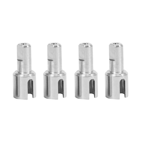 HAUTFENM 4PCS Metall Differential Cup Diff Cup Upgrade -Teile kompatibel mit 144001 144002 144010 124007 124016 124017 124018 124019 RC -Automodelle(Silver) von HAUTFENM