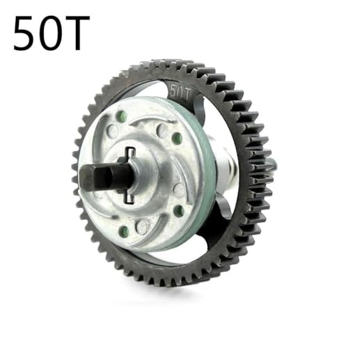 HAUTFENM 6878 Metall -Slipper -Kupplung mit 50T 52T 53T 54T Spurgetriebe kompatibel mit 1 10 -Skala 4x4 RC -Fahrzeugen einschließlich Stampede- und VXL -Modellen Upgrade -Ersatzteile aufbauen(50T) von HAUTFENM