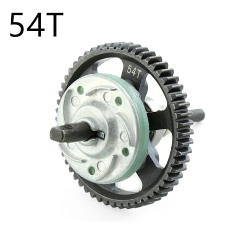 HAUTFENM 6878 Metall -Slipper -Kupplung mit 50T 52T 53T 54T Spurgetriebe kompatibel mit 1 10 -Skala 4x4 RC -Fahrzeugen einschließlich Stampede- und VXL -Modellen Upgrade -Ersatzteile aufbauen(54T) von HAUTFENM