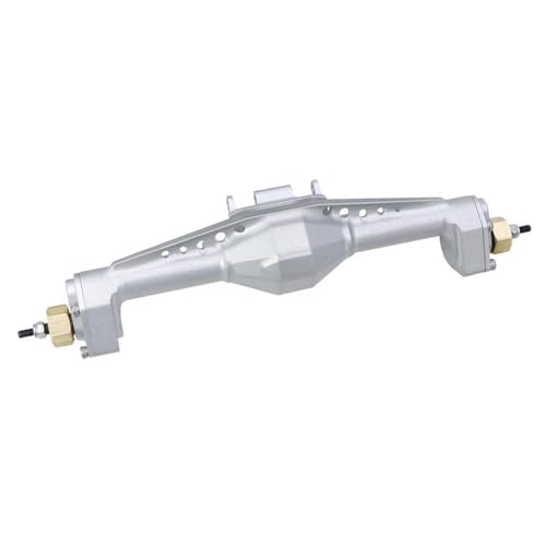 HAUTFENM Aluminium -Portalachse vorne und hinten mit Servohalterung kompatibel für 1 18 UTB18 RC -Auto -Upgrade -Teile(Rear axle Silver) von HAUTFENM