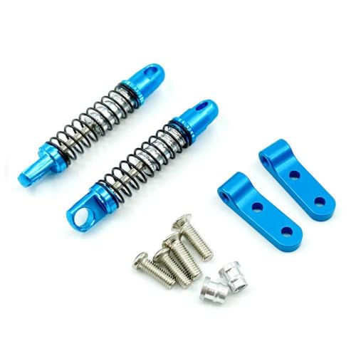 HAUTFENM D12 D42 Metallschockdämpfer Dämpfer vorne hinten für RC -Auto mit Montagesitz passt zu verschiedenen 1 10 -Skala -Modellen(2pcs Rear Blue) von HAUTFENM