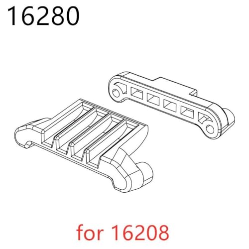 HAUTFENM Hyper GO H16H 16208 16209 16210 kompatible Differentialschockdämpfer -Reifen -Stoßstangen Zahnrad für 1 16 -Skala -RC -Autoteile und(16280) von HAUTFENM