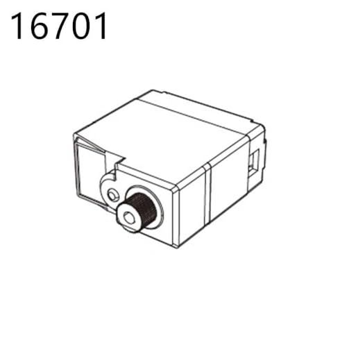 HAUTFENM Hyper GO H16H 16208 16209 16210 kompatible Differentialschockdämpfer -Reifen -Stoßstangen Zahnrad für 1 16 -Skala -RC -Autoteile und(16701) von HAUTFENM