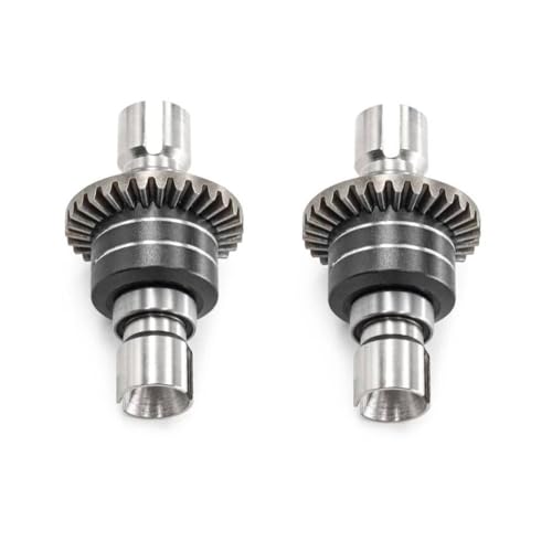 HAUTFENM Hyper GO RC -Auto -Upgrade -Teile Metalldifferential kompatibel mit den Modellen 16207 16208 16209 16210 H16 14209 14210 14301 16420g für Fahrzeuge 1/14 und 1/16 Skala(2pcs Black) von HAUTFENM