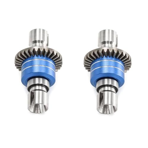 HAUTFENM Hyper GO RC -Auto -Upgrade -Teile Metalldifferential kompatibel mit den Modellen 16207 16208 16209 16210 H16 14209 14210 14301 16420g für Fahrzeuge 1/14 und 1/16 Skala(2pcs Blue) von HAUTFENM