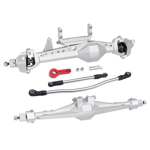 HAUTFENM III Aluminium vorne hinten gerade Achse eingestellt mit 1 10 Skala RC Crawler Car Upgrade Teile III Axi 03007 Achsen(Rear Axle Titanium) von HAUTFENM