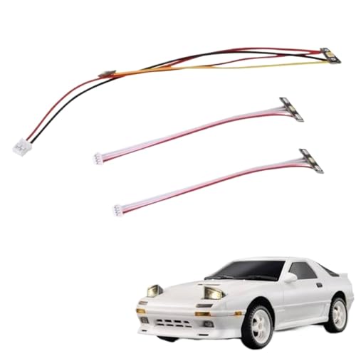 HAUTFENM LD1802 RC -Auto -Licht vorne und hinten kompatibel mit 1 18 -Skala -RC -Autos Upgrade Teile Ersatzzubehör von HAUTFENM