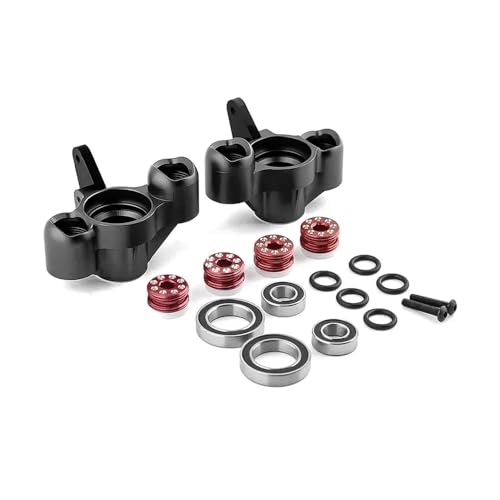 HAUTFENM Lenkerknöchel Heck -Hub -Carrier -Upgrade -Teil für 1 8 -Skala -RC -Autos kompatibel mit dem Ausgestoßenen berüchtigten 6S -Modelle(Front Black) von HAUTFENM
