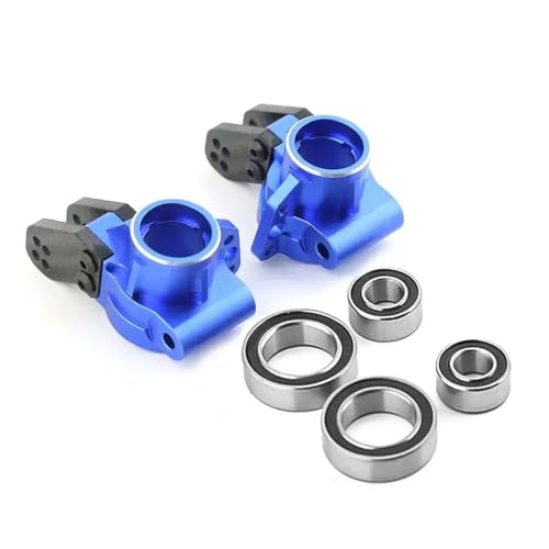 HAUTFENM Lenkerknöchel Heck -Hub -Carrier -Upgrade -Teil für 1 8 -Skala -RC -Autos kompatibel mit dem Ausgestoßenen berüchtigten 6S -Modelle(Rear Blue) von HAUTFENM