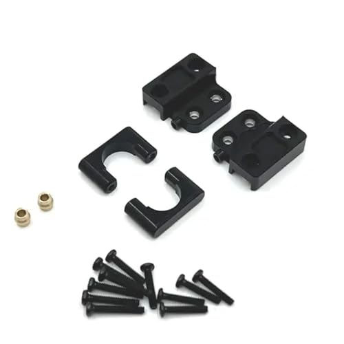 HAUTFENM MN82 LC79 RC -Auto Metall -Hinterachse Stoßdämpfer Blattfeen Montagehalterung Fester Sitz 1 12 Skalierungs -Upgrade -Teile kompatibel mit verschiedenen RC -Modellen mit 1 12 Skala(Black) von HAUTFENM
