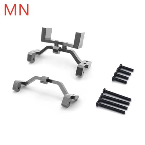 HAUTFENM Mn Mn99s Mn45 C14 C24 B14 B24 Metall -Pull -Stangenhalterung und Servohalterung Klassen -Upgrade -Teile, die mit RC -Autos kompatibel sind(MN Titanium) von HAUTFENM