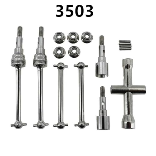 HAUTFENM SY1201 SY1202 RC -Auto -Upgrade -Teile DIY vordere Heckwelle Differenzmotor Getriebessatz mit 112 RC -Modellen mit 112 Maßstäben kompatibel(Front and Rear) von HAUTFENM