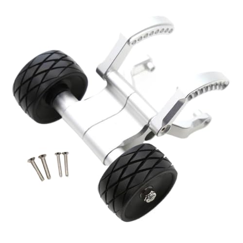 HAUTFENM Wheelie Bar für 1 10 Skala RC -Auto -Upgrade -Teile mit 2 0 Modellen 86086 4 56087 1 Zubehör(Silver) von HAUTFENM