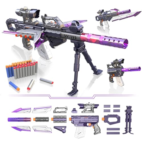 HAUTIK Elektrisch Spielzeug Pistole für Nerf Gun Sniper, Elektrische Scharfschützengewehr Geschenk für Jungen ab 6-12 Jahre HAUTIK Elektrisch Spielzeug Pistole für Nerf Gun Sniper, Elektrische Scharfschützengewehr Geschenk für Jungen ab 6-12 Jahre von HAUTIK