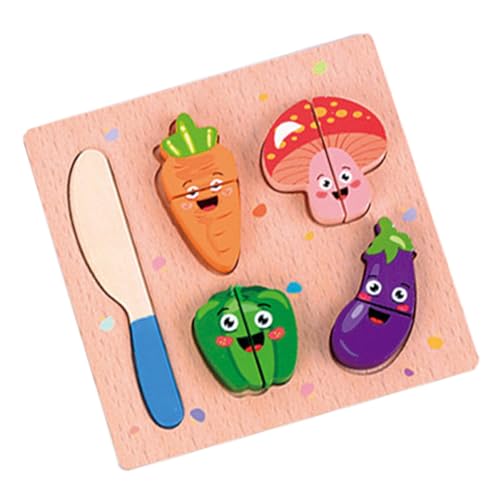 HAWILLOSCH 1 Satz Bausteine für kinderspielzeug tierpuzzle kindertagsgeschenk Children Toys Simulationsspielzeug zum Schneiden von Kordeln für hölzern Green von HAWILLOSCH