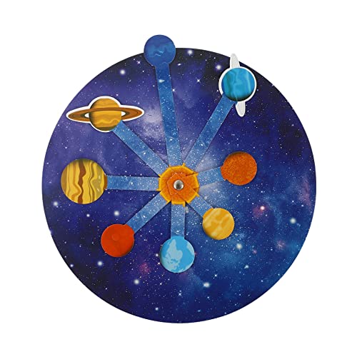 HAWILLOSCH 1 Satz DIY Planetary Model Set Teiliges Lernspielzeug für Erkundung des Sonnensystems Einfach Zusammenzubauen Fördert Lernen und Kreativität von HAWILLOSCH