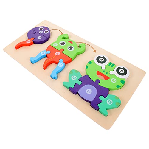 HAWILLOSCH 1 Satz Puzzle Tiere Tierspielzeug rätselbuch laubsägen für holzsteckpuzzel Geschenkidee rätsel für Animals Passendes Spielspielzeug Holzrätsel hölzern Colorful HAWILLOSCH 1 Satz Puzzle Tiere Tierspielzeug rätselbuch laubsägen für holzsteckpuzzel Geschenkidee rätsel für Animals Passendes Spielspielzeug Holzrätsel hölzern Colorful von HAWILLOSCH