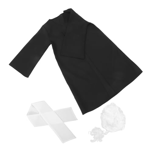HAWILLOSCH 1 Satz Richteruniform für Piratenkostüm für rotes Piraten-Bandana Piraten-Augenklappe perücke Karriere-Rollenspielkostüm Richterkopfbedeckung Polyester Black HAWILLOSCH 1 Satz Richteruniform für Piratenkostüm für rotes Piraten-Bandana Piraten-Augenklappe perücke Karriere-Rollenspielkostüm Richterkopfbedeckung Polyester Black von HAWILLOSCH
