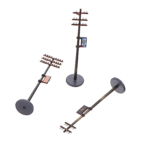 HAWILLOSCH 1 Satz Telefon Mast Modell Mini-Park-dekore DIY Landscape Decor Modell Gartenleuchte Zugbau Telegrafenmastmodelle Sandtisch Telegrafenmasten Mikrolandschaftsdekor Plastik HAWILLOSCH 1 Satz Telefon Mast Modell Mini-Park-dekore DIY Landscape Decor Modell Gartenleuchte Zugbau Telegrafenmastmodelle Sandtisch Telegrafenmasten Mikrolandschaftsdekor Plastik von HAWILLOSCH