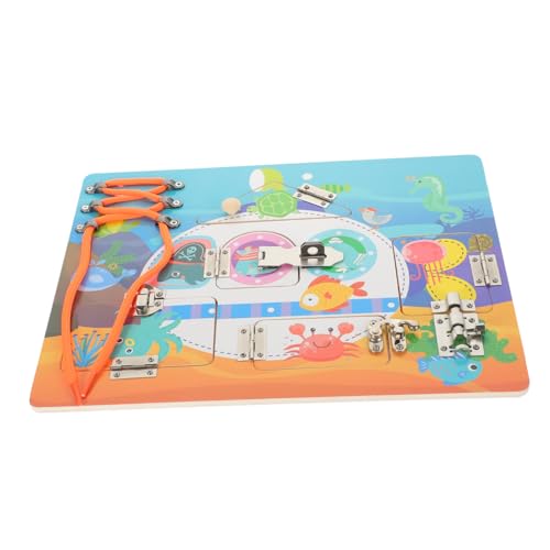 HAWILLOSCH Busy Board Für Jungen Und Mädchen Montessori Spielzeug 1. Geburtstag Spielzeug Für Jungen Holz Aktivität Bord Spielmatte von HAWILLOSCH