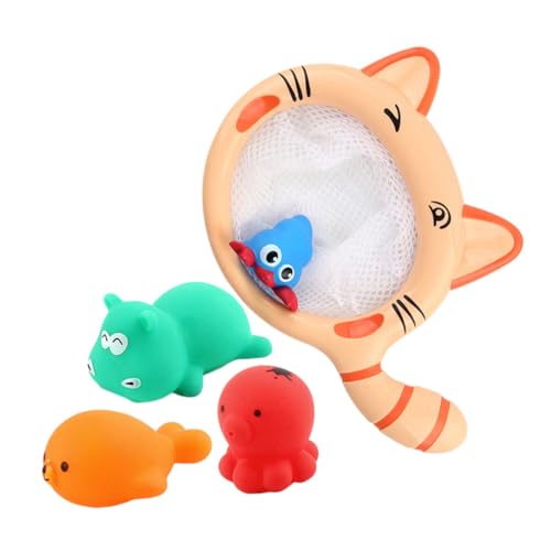 HAWILLOSCH Badewannenspielzeug Baby 1 Set Badespielzeug Für Mit Angelspielzeug Und 4 Tierfiguren Cartoon Wasserspielzeug Für Badewanne Duschspielzeug Für Kleinkinder Und Babys Kinder Badespielzeug HAWILLOSCH Badewannenspielzeug Baby 1 Set Badespielzeug Für Mit Angelspielzeug Und 4 Tierfiguren Cartoon Wasserspielzeug Für Badewanne Duschspielzeug Für Kleinkinder Und Babys Kinder Badespielzeug von HAWILLOSCH