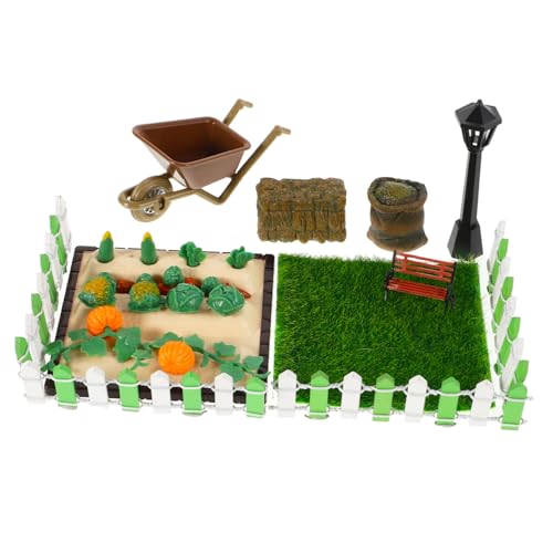 HAWILLOSCH 1 Set Farm Supplies Modeling Decor Miniatur Farm Supplies Requi House Accessoires Mini House Farm Tools Modell Simulierte Farmzubehör Foto Requisite Farm Supplies Modell von HAWILLOSCH