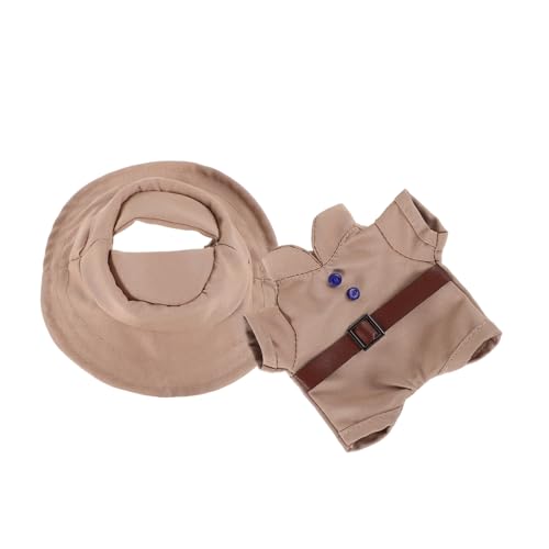 HAWILLOSCH 1 Set Hängende Puppenkleidung Wiederverwendbares Puppenkostümzubehör Spielzeug -Cartoon -Kleidung Süßes Plüschspielzeug Jumpsuit Spielzeugkleidung Outfits von HAWILLOSCH