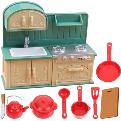 HAWILLOSCH Kleines Puppenhaus Spielzeug 1 Set Küchen Zubehör Für Puppenhaus Kochutensilien Und Schrank Für Realistisches Für Fantasievolles Rollenspiel HAWILLOSCH Kleines Puppenhaus Spielzeug 1 Set Küchen Zubehör Für Puppenhaus Kochutensilien Und Schrank Für Realistisches Für Fantasievolles Rollenspiel von HAWILLOSCH