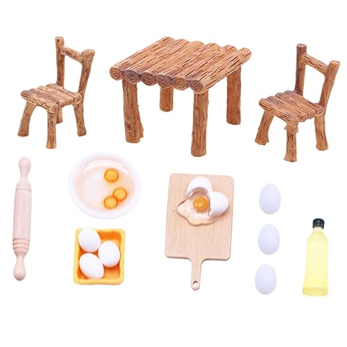 HAWILLOSCH 1 Set Miniatur Puppenhaus Zubehör Miniatur Stuhl Und Backutensilien Modell Für Das Puppenhaus Essensspielzeug Resin Natürliche Farbe Perfekt Für Miniaturliebhaber HAWILLOSCH 1 Set Miniatur Puppenhaus Zubehör Miniatur Stuhl Und Backutensilien Modell Für Das Puppenhaus Essensspielzeug Resin Natürliche Farbe Perfekt Für Miniaturliebhaber von HAWILLOSCH
