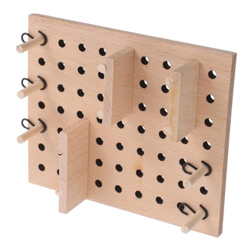 HAWILLOSCH 1 Set Miniatur-stecktafel Aus Holz Für 1/12 1/8 1/6 Puppenhaus. Winziger Wand-Organizer Mit Hakenregal, Rustikales Puppenhaus-hängegestell HAWILLOSCH 1 Set Miniatur-stecktafel Aus Holz Für 1/12 1/8 1/6 Puppenhaus. Winziger Wand-Organizer Mit Hakenregal, Rustikales Puppenhaus-hängegestell von HAWILLOSCH