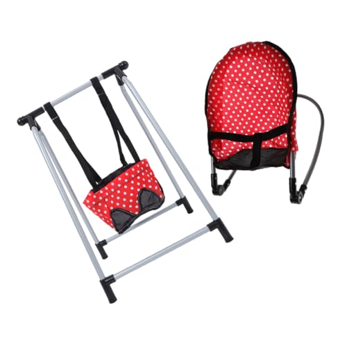 HAWILLOSCH 1 Set Puppen-schaukelstuhl Und Schaukel-Set, Baby-puppenschaukel, Tragbarer Träger Für Puppen, Puppenhaus, Kinderwagen, Spielzeug, Puppenhaus-zubehör Für Mädchen-Rollenspiele HAWILLOSCH 1 Set Puppen-schaukelstuhl Und Schaukel-Set, Baby-puppenschaukel, Tragbarer Träger Für Puppen, Puppenhaus, Kinderwagen, Spielzeug, Puppenhaus-zubehör Für Mädchen-Rollenspiele von HAWILLOSCH