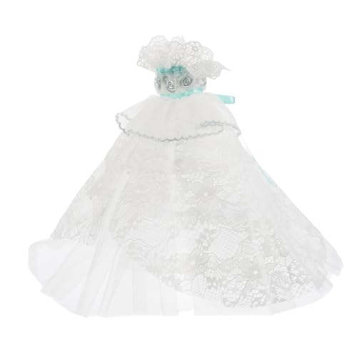 HAWILLOSCH 1 Set Puppenkleid, Miniatur-formelles Kleid, Spitzenkleid Und High Heel Mini-formelles Kleid, , Puppe, Hochzeitsdekoration, Dekoratives Kleines Kleid HAWILLOSCH 1 Set Puppenkleid, Miniatur-formelles Kleid, Spitzenkleid Und High Heel Mini-formelles Kleid, , Puppe, Hochzeitsdekoration, Dekoratives Kleines Kleid von HAWILLOSCH