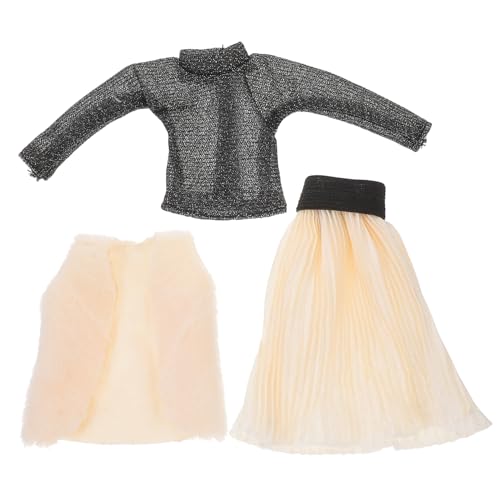 HAWILLOSCH 1 Set Puppenkleidungsset Outfits Für Mädchen Mädchenkleid Bekleidung Mädchenkleidung Accessoires Für Mädchen Puppenrock Für Mädchen Puppenkostüm Dekoratives Puppenkostüm Plüsch von HAWILLOSCH