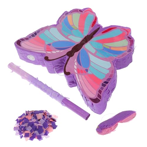 HAWILLOSCH 1satz Butterfly Piñata Mit Stick Für Mädchengeburtstag Charmante Bunte Dekoration Für Schmetterlingsthema-partys Mit Süßigkeitenfüllung Und Spaß Beim Zerschlagen HAWILLOSCH 1satz Butterfly Piñata Mit Stick Für Mädchengeburtstag Charmante Bunte Dekoration Für Schmetterlingsthema-partys Mit Süßigkeitenfüllung Und Spaß Beim Zerschlagen von HAWILLOSCH
